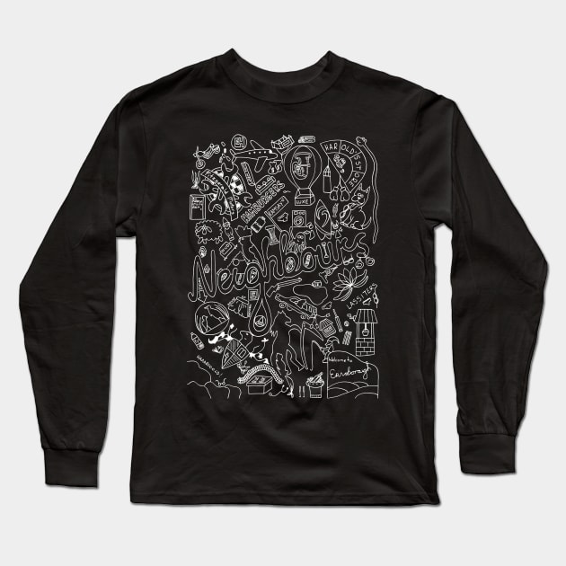 Everybody needs good Neighbours - Dark Long Sleeve T-Shirt by WonkeyCreations